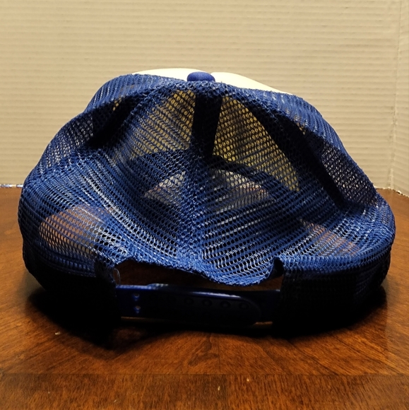 Vintage blue trucker Hat Snapback Trucker Cap - Picture 2 of 6